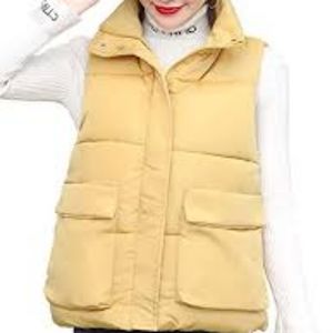 Vcansion Women's Casual Padded Puffer Vest